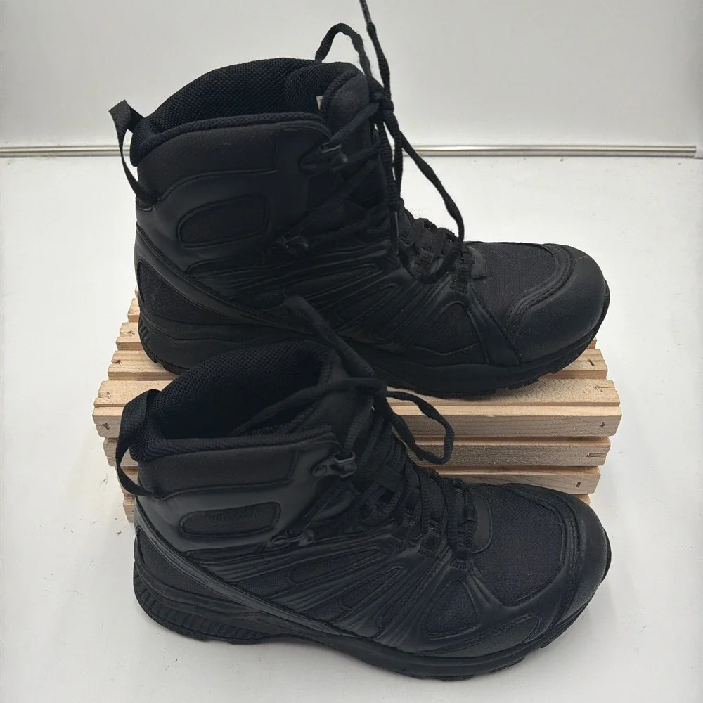Altama Boots Aboottabad Trail Mid Waterproof Tactical Hiking Black Mens Size 7